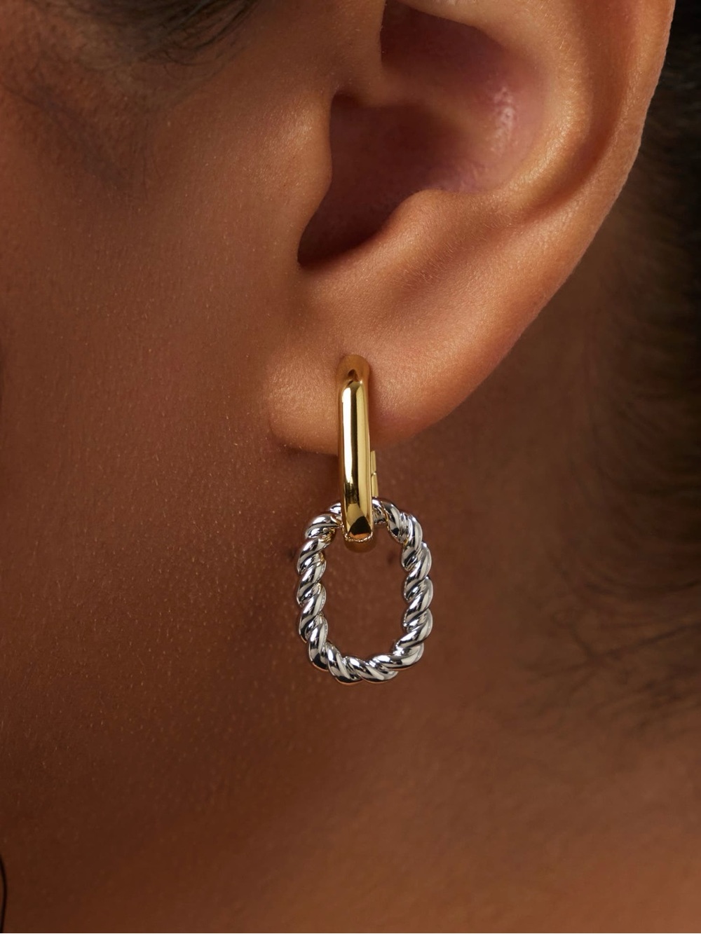 Ana Luisa Ash Double Hoop Earrings